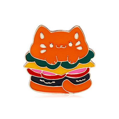 Cartoon Style Cute Cowboy Style Animal Alloy Stoving Varnish Plating Kid'S Unisex Brooches Collar Pin