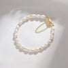 Simple Style Solid Color Freshwater Pearl Beaded Plating Bracelets