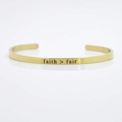 Wholesale Simple Style Letter Stainless Steel Bangle