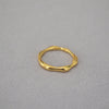 Simple Style Circle Copper Irregular Plating 18k Gold Plated Rings