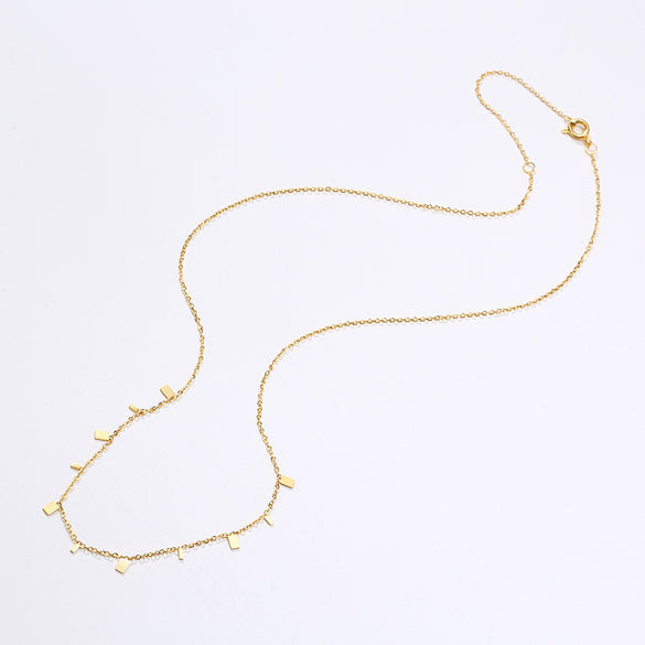 Simple Style Heart Shape Stainless Steel Plating Gold Plated Necklace