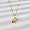 Simple Style Flower Copper Plating Gold Plated Pendant Necklace