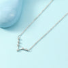 Simple Style Constellation Copper Plating Inlay Zircon Necklace