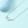 Simple Style Constellation Copper Plating Inlay Zircon Necklace