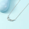 Simple Style Constellation Copper Plating Inlay Zircon Necklace