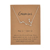 Simple Style Constellation Alloy Plating Inlay Rhinestones Women's Necklace