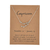 Simple Style Constellation Alloy Plating Inlay Rhinestones Women's Necklace