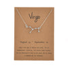 Simple Style Constellation Alloy Plating Inlay Rhinestones Women's Necklace