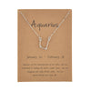 Simple Style Constellation Alloy Plating Inlay Rhinestones Women's Necklace