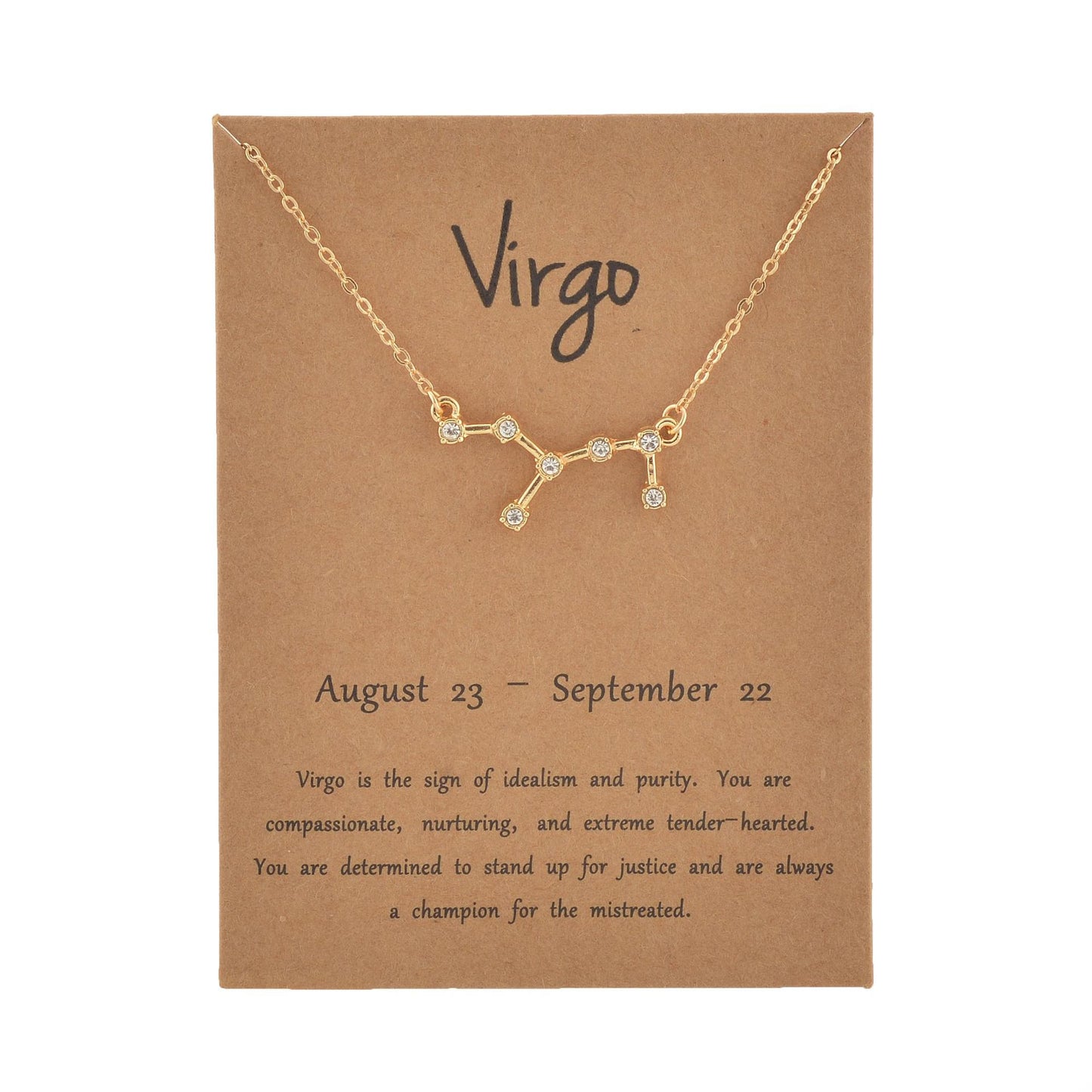 Simple Style Constellation Alloy Plating Inlay Rhinestones Women's Necklace