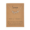 Simple Style Constellation Alloy Plating Inlay Rhinestones Women's Necklace