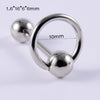 Lady Letter Stainless Steel Plating Tongue Nail