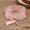 Classical Tassel Wings Glass Artificial Crystal Women's Bracelets