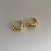 Simple Style Geometric Alloy Gold Plated Women's Earrings 1 Pair