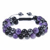 Retro Color Block Agate Beaded Bracelets 1 Piece