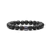 Simple Style Round Mixed Materials Wholesale Bracelets