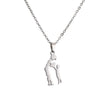 Mama Human Stainless Steel Plating Pendant Necklace