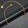 Wholesale Simple Style Star Stainless Steel Earrings Anklet Necklace