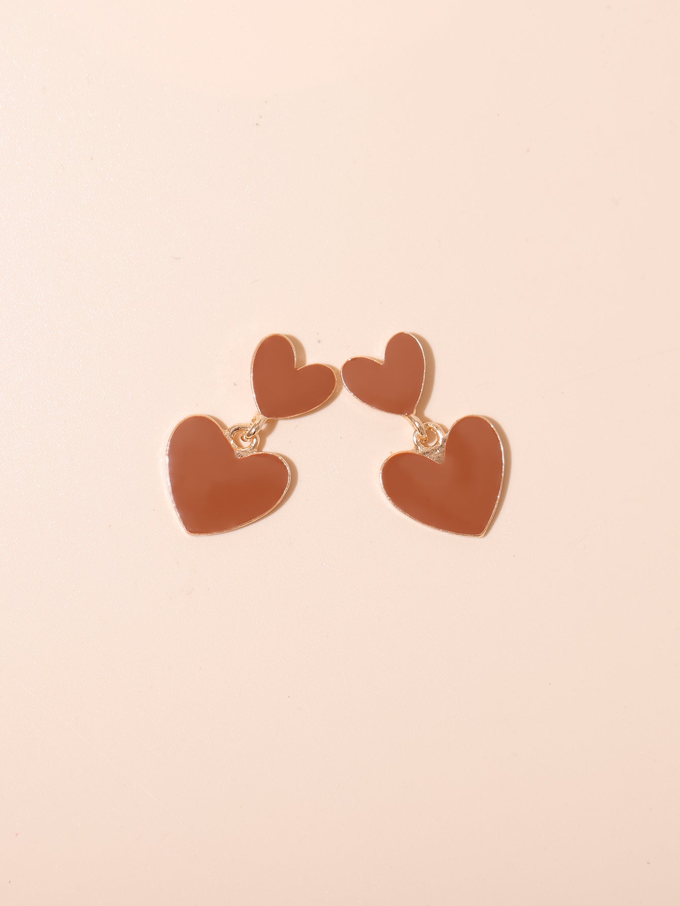 Sweet Heart Shape Alloy Women's Drop Earrings