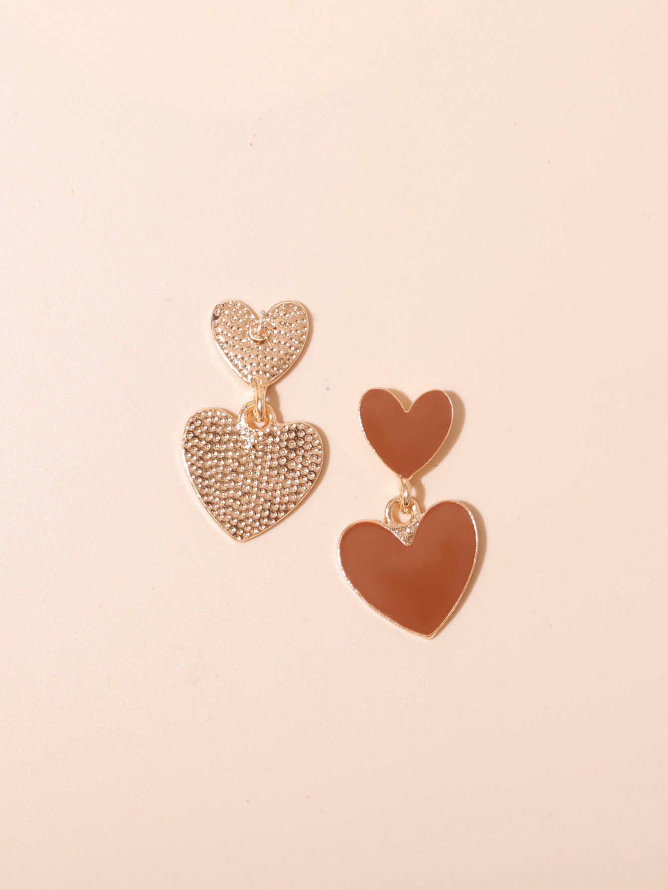 Sweet Heart Shape Alloy Women's Drop Earrings