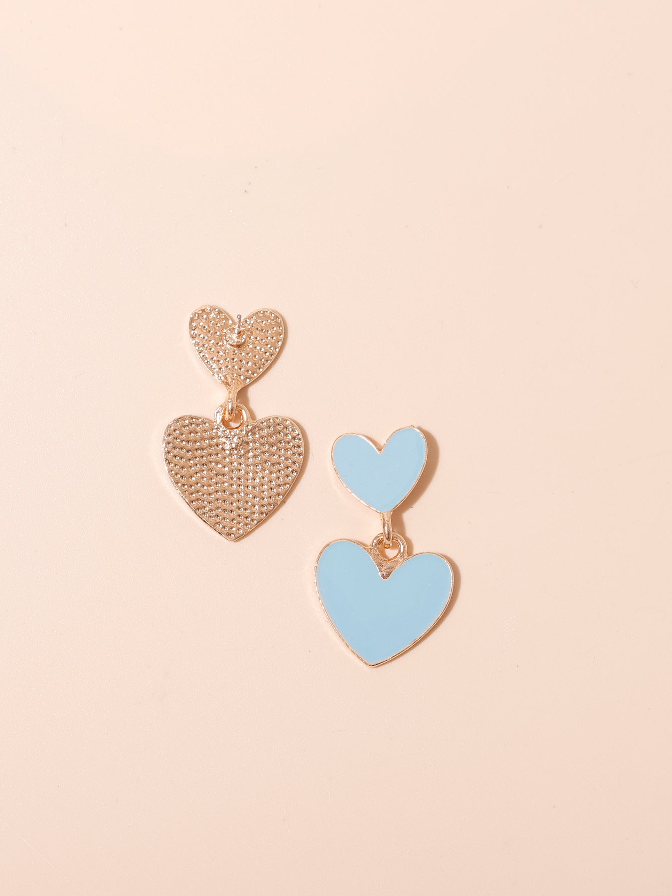 Sweet Heart Shape Alloy Women's Drop Earrings