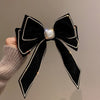Simple Style Bow Knot Cloth Hair Clip