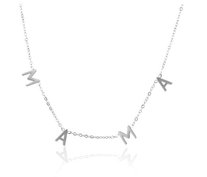 Fashion Letter Stainless Steel Plating Necklace