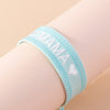 Mama Modern Style Letter Fabric Wholesale Bracelets