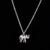 Heart Titanium Steel Inlaid Shell Inlaid Gold Necklace