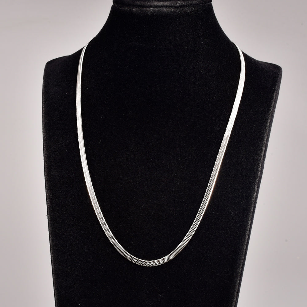 Gooddiy Simple Plain Chain Short Titanium Steel Necklace Wholesale Jewelry