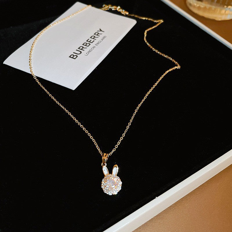 Simple Style Heart Shape Flower Alloy Pearl Plating Inlay Shell Zircon Women's Pendant Necklace