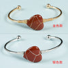 Simple Style Heart Shape Crystal Bangle