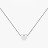 Casual Simple Style Heart Shape Sterling Silver Plating Silver Plated Necklace