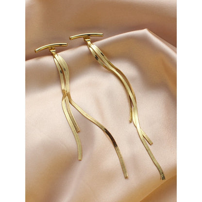 Sweet Tassel Metal Plating Women's Drop Earrings