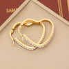 1 Pair Retro Commute Star Water Droplets Heart Shape Inlay Stainless Steel Rhinestones Earrings