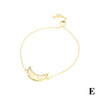 Simple Style Shiny Letter Devil's Eye Hand Of Fatima Copper Gold Plated Zircon Bracelets In Bulk