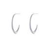 Simple Style Solid Color Stainless Steel Plating 18k Gold Plated Women's Ear Studs