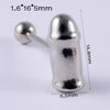 Simple Style Geometric Stainless Steel Plating Tongue Nail