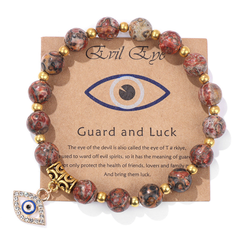 Retro Ethnic Style Devil's Eye Stone Wholesale Bracelets