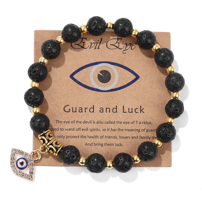 Retro Ethnic Style Devil's Eye Stone Wholesale Bracelets