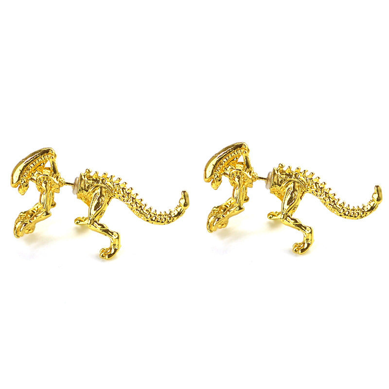 Simple Style Dinosaur Alloy Patchwork Unisex Ear Studs