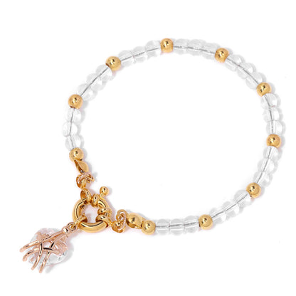 Elegant Heart Shape Natural Stone Beaded Bracelets