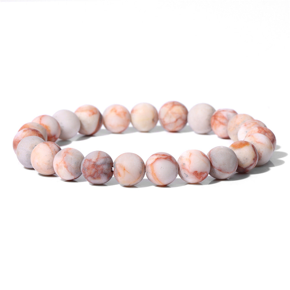 Retro Geometric Natural Stone Beaded Bracelets