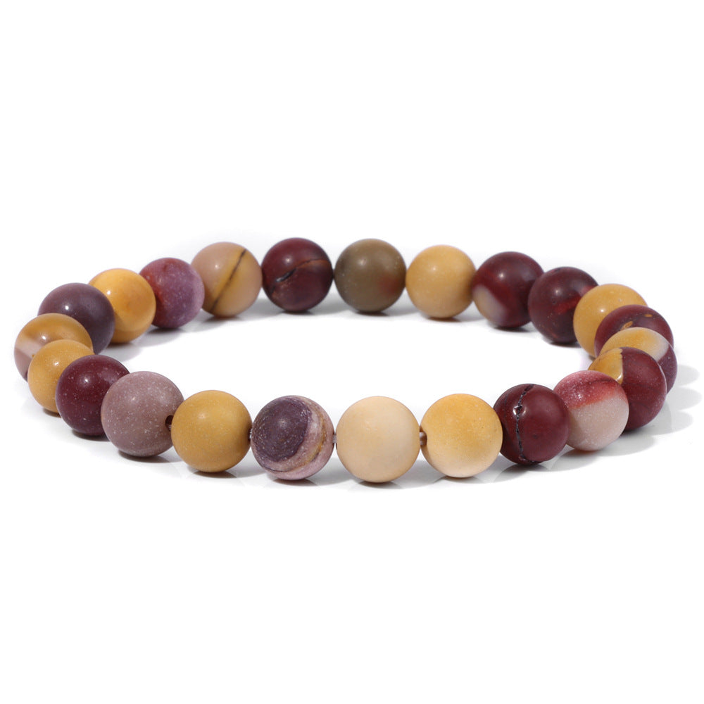 Retro Geometric Natural Stone Beaded Bracelets