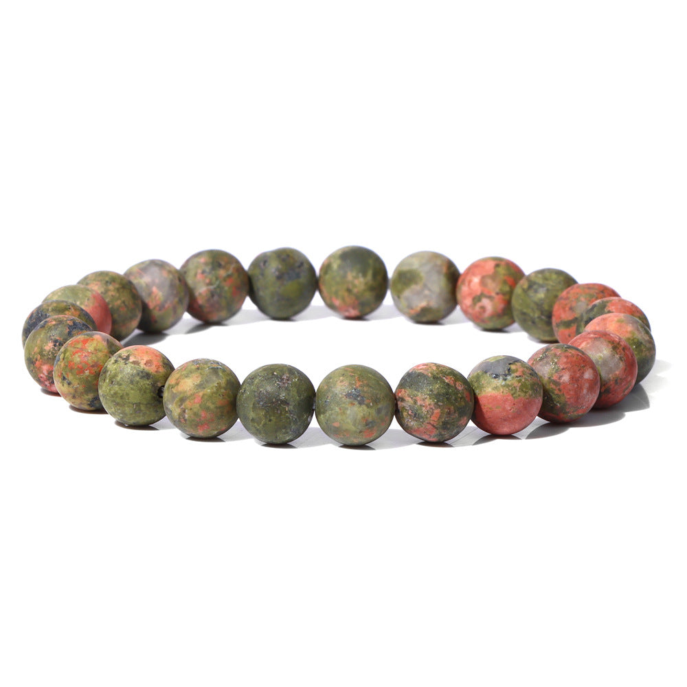 Retro Geometric Natural Stone Beaded Bracelets