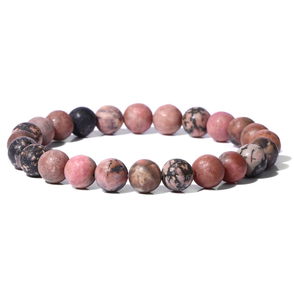 Retro Geometric Natural Stone Beaded Bracelets