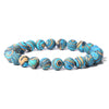 Retro Geometric Natural Stone Beaded Bracelets