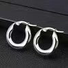 1 Pair Simple Style Solid Color Plating Stainless Steel Earrings