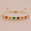 Retro Heart Shape Seed Bead Wholesale Wristband