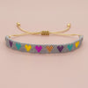 Retro Heart Shape Seed Bead Wholesale Wristband